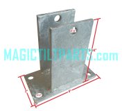 PK1800 ~ EQUALIZER BOLT-ON PLATE 5-3/4 in GALVANIZED