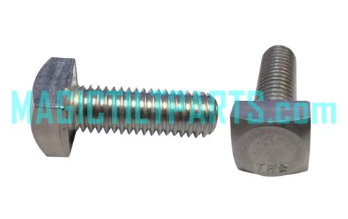 PY1701 ~ SQUARE SCREW 1/2" x 1-1/2" STAINLESS STEEL