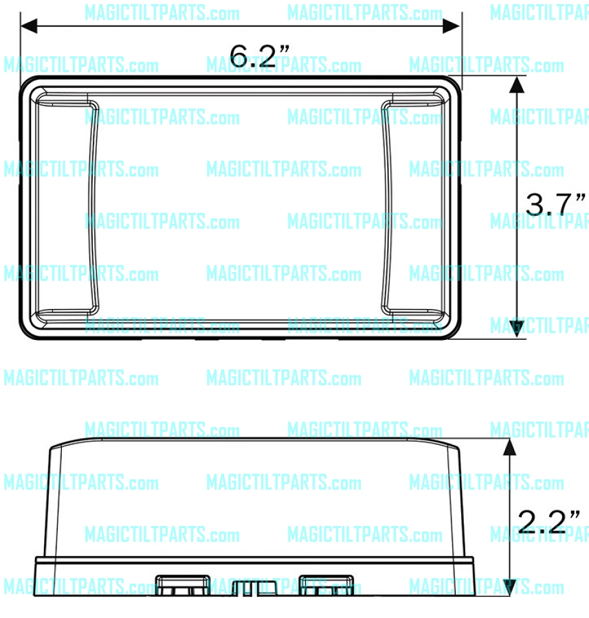(image for) 205-00387-NA ~ LED COMBINATION TAIL LIGHT RH >80" (KARAVAN)