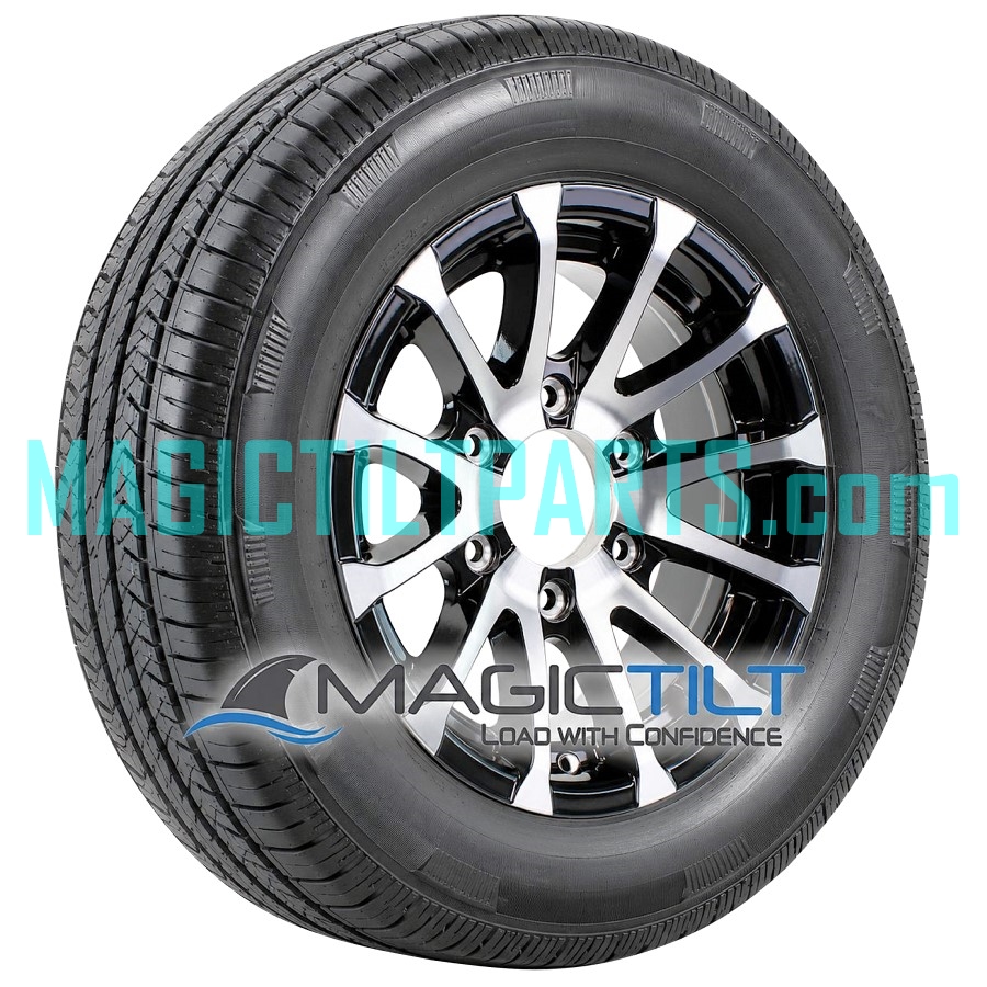 TIRE & WHEELS 13" THRU 16" ALUMINUM "BLACK AVALANCHE" T07BM (ALL) (image for) TIRE & WHEELS 13" THRU 16" ALUMINUM "BLACK AVALANCHE" T07BM (ALL)