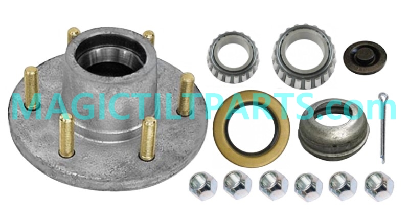 PD2502 ~ 6-LUG HUB ASSEMBLY 1-1/4 in x 1-3/4 in
