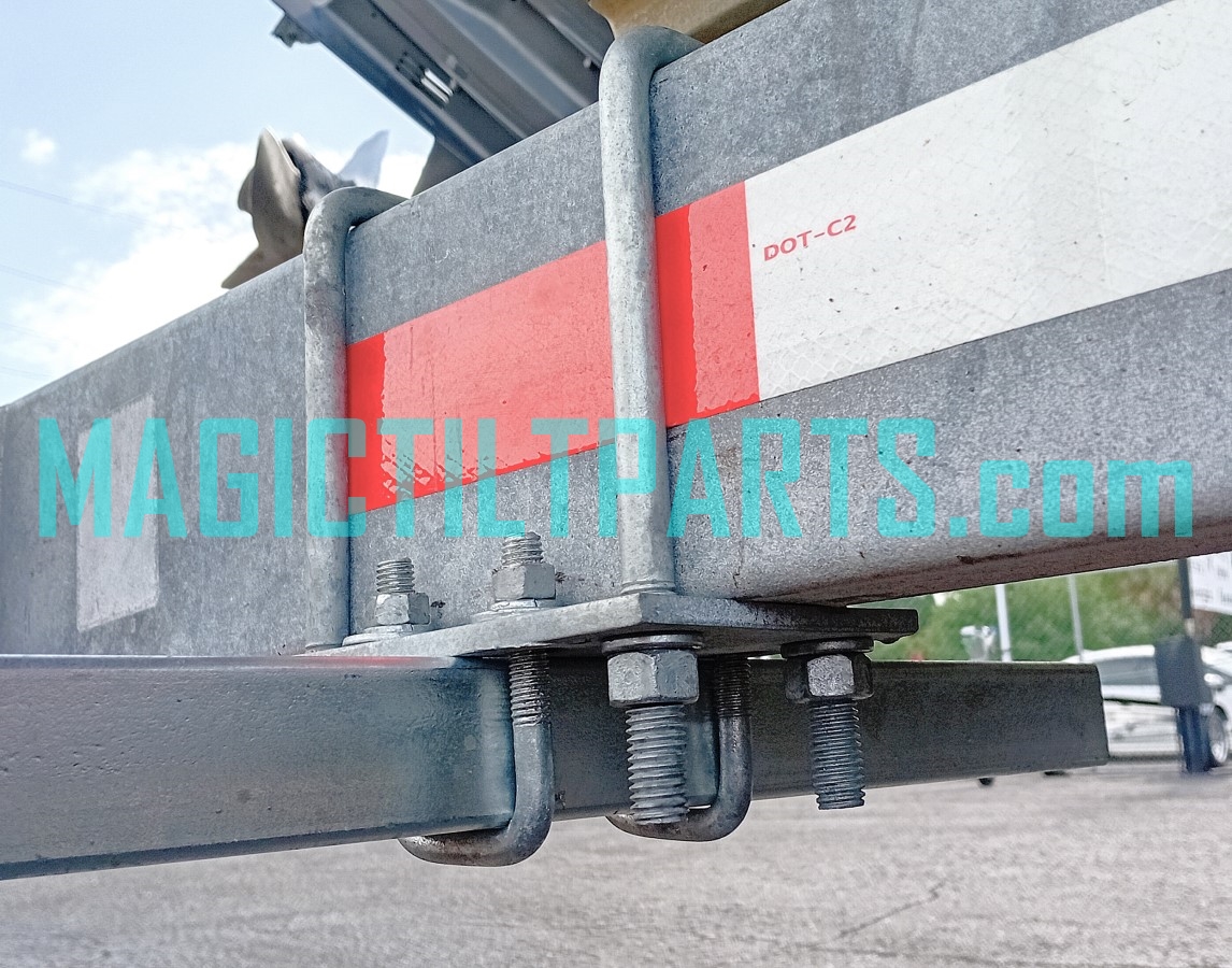 (image for) PV1930 ~ GALVANIZED TRAILER UNIVERSAL GUIDE POLE MOUNT KIT