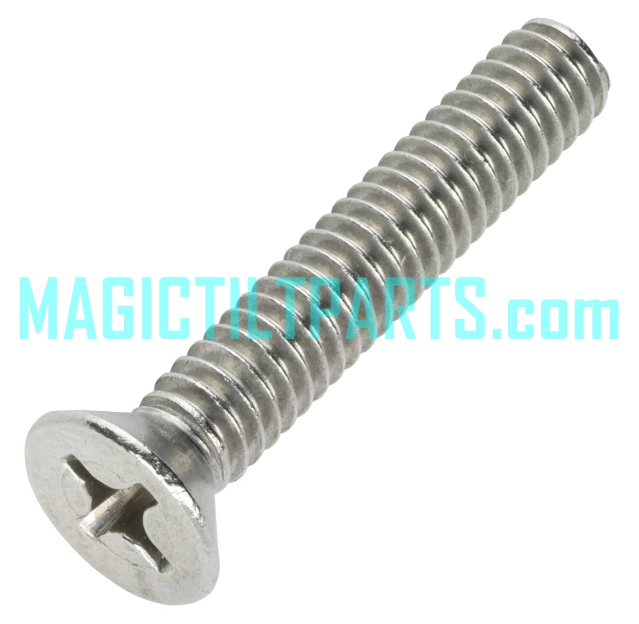 PY1940 ~ FLAT-HEAD MACHINE SCREW 1/4" x 2-3/4" STAINLESS STEEL (image for) PY1940 ~ FLAT-HEAD MACHINE SCREW 1/4" x 2-3/4" STAINLESS STEEL
